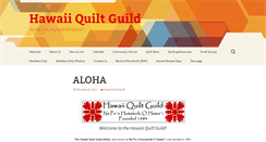 Desktop Screenshot of hawaiiquiltguild.com